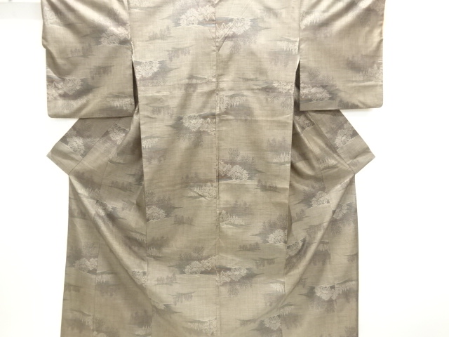 Japanese Kimono / Tsumugi Omeshi Silk